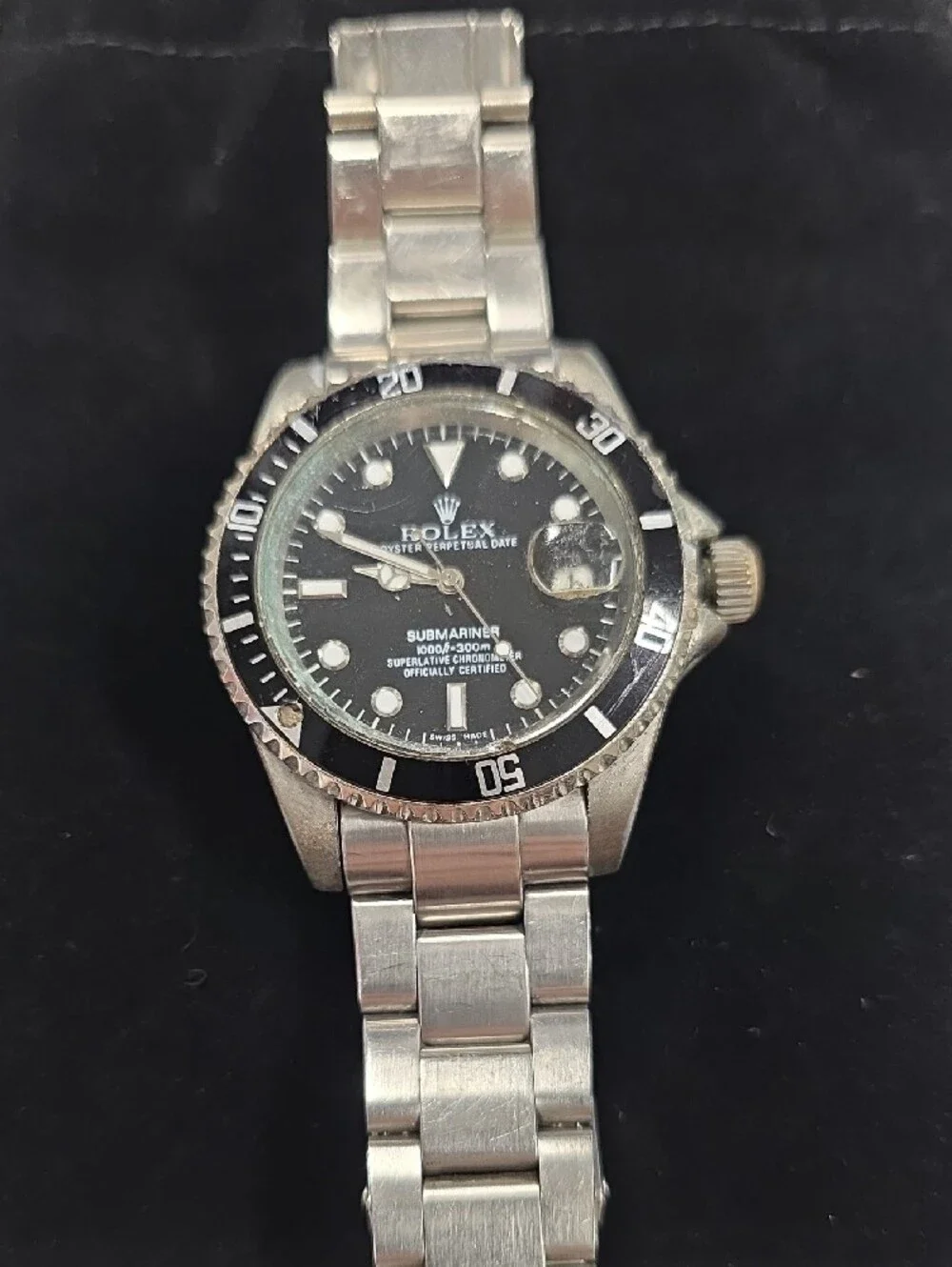 Rolex Submariner Stainless Steel with Black Dial and Bezel
